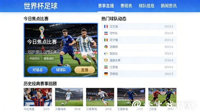 世界杯足球直播平台及观看渠道解析